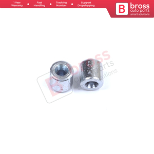 หมุดย้ำกระจก BCR026 5X หมุดหยุดปลายเชือกลวด5/1.7มม. 100ชิ้นอะไหล่รถยนต์ทำจากไก่งวง - Product Image 6