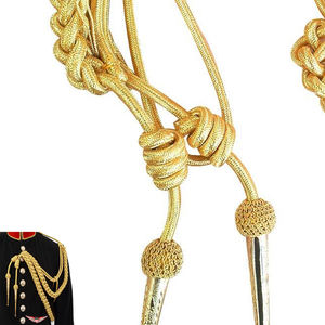 Cordon en Mylar doré de qualité supérieure pour épaulettes de marine - Product Image 4