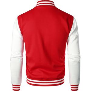 Blouson universitaire en toile personnalisable de haute qualité, séchage rapide, broderie, manches en laine, couleurs personnalisées, style vintage, épais, hiver - Product Image 5