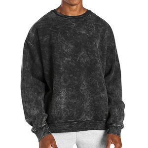 Venta al por mayor de invierno 450GSM Heavyweight Vintage Pullover Hoodie algodón grueso polar logotipo personalizado Streetwear bolsillo hombres - Product Image 1