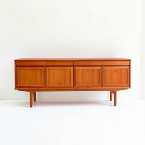 Firsthand Wholesale Teak Wood <b>Sideboard</b> Mid Century Modern Credenza Large Buffet Cabinet Living Room Storage B2B Direct Factory - Product Image 1