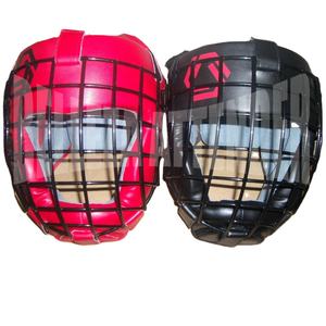 Casco de cara completa, protector de cabeza de jaula de acero para boxeo - Product Image 1
