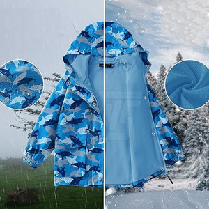 Chaqueta cortavientos para niños, chaqueta informal cómoda, chaqueta cortavientos para niños, actividades diarias al aire libre - Product Image 4