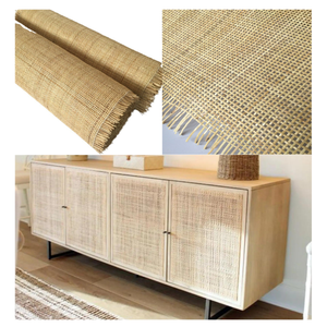 ตาข่ายหวายตารางสานหวายธรรมชาติขนาด45/60/70/90cm x 15M สำหรับกลางแจ้งและห้องนั่งเล่น - Product Image 2