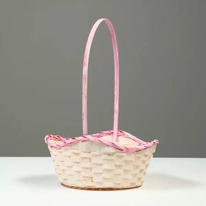 Cesta de regalo de bambú sostenible a granel cestas naturales de alta calidad para regalos fabricados en la fábrica de Vietnam - Product Image 5