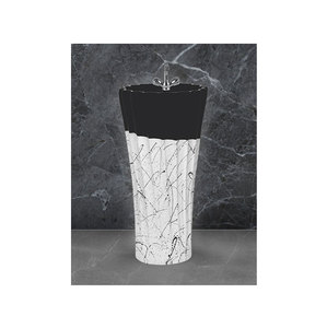 Lavabo sur pied de concepteur pour salles de bains Qualité superlative Évier de lavage des mains au design moderne à prix réduit - Product Image 1