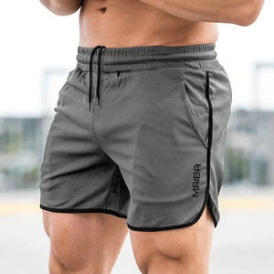 Nouveaux hommes décontracté Shorts de plage Gym Fitness Jogging exercice pantalon couleur unie rétro respirant séchage rapide élastique Shorts de bain - Product Image 2