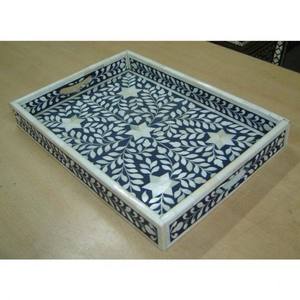 Plateau de service pour maison hôtel et restaurant Table à manger élégante Plateau de service décoratif TAQI CRAFT - Product Image 2