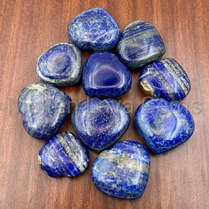 พลอยไพฑูรย์คริสตัลรูปหัวใจสีฟ้าธรรมชาติอัญมณีบำบัดงานฝีมือสำหรับตกแต่งบ้านเครื่องประดับของขวัญคริสต์มาส - Product Image 4