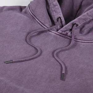 Ventes en gros de sweats à capuche pour hommes de haute qualité avec broderie usée, sweats à capuche en molleton français personnalisés, sweats à capuche délavés à l'acide pour hommes - Product Image 6