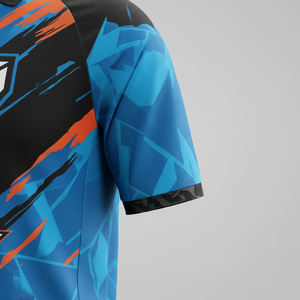 Gran oferta, camisetas polo de carreras de Motocross de manga corta impresas personalizadas con colores personalizados, ropa de equipo transpirable de secado rápido - Product Image 5