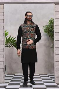 Gilet formel sans manches respirant pour homme avec finitions soignées pour la vente en gros - Product Image 3