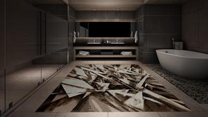 พรมอะดัมรัก ARK212 พรมขนสัตว์เปอร์เซียถักมือ ลายแบบนามธรรม ป้องกันการลื่น ป้องกันคราบ เป็นมิตรกับสิ่งแวดล้อม สำหรับห้องนั่งเล่น ห้องนอน - Product Image 2