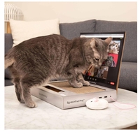 Scratch Pad Pro Laptop Scratcher Cat Toy Juguete de computadora único con pegatinas