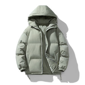 2024 Winter <b>Men's</b> Waterproof <b>Fleece</b> <b>Thick</b> Warm Coat Breathable Zipper Reversible Outwear Printed Windbreaker for Outdoor <b>Jacket</b> - Product Image 2