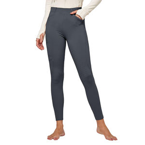 Leggings de Equitación para Mujer, Diseño 2024, Cintura Alta, Transpirables, Elásticos en Cuatro Direcciones, Spandex/Poliéster - Product Image 1
