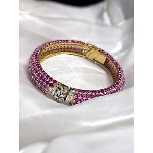<b>Ruby</b> and CZ Fashion Bangles - Product Image 1