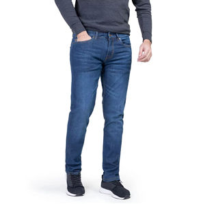 Hot Selling Most Stylish High Street Breathable Men Vintage Design Blue Color Straight Fit Denim Autumn Winter - Product Image 4