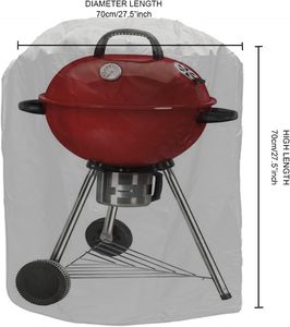 Housse de <span class=keywords><strong>barbecue</strong></span> ronde de 27 x 27 pouces, housse de <span class=keywords><strong>barbecue</strong></span> au gaz - Product Image 5
