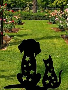 Ornements de jardin décoratifs en métal pour parterres de fleurs et chemins améliorant l'attrait esthétique extérieur avec un style rustique - Product Image 5