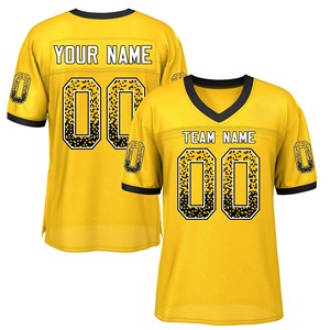 Custom Performance Short Sleeve Breathable Football Shirt | American Football Jersey 100% Polyester Unisex Adult - Product Image 2
