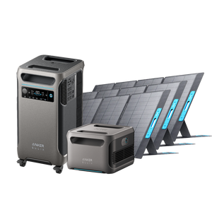 ส่วนลดโรงงานสุดพิเศษ ระบบแผงโซลาร์เซลล์ SOLIX F3800 แบตเตอรี่เสริม 2048Wh อินเวอร์เตอร์ Pure Sine Wave 3x 400W พร้อมตัวควบคุม MPPT - Product Image 1