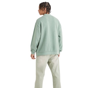 เสื้อฮู้ดผู้ชายทรงหลวมโอเวอร์ไซส์ ผ้าฝ้ายน้ำหนักเบา แฟชั่นฤดูใบไม้ร่วง คุณภาพสูง รับผลิตตามแบบ OEM พร้อมปักโลโก้ตามสั่ง - Product Image 3