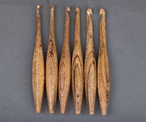 Crochets en bois faits à la main support organisateur artisanat organisateur fournitures de couture stockage différentes tailles crochets - Product Image 5