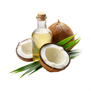 Huile de noix de coco (distillée à la vapeur) à base d'extraits naturels de plantes, qualité export, best-seller |   Prix compétitif pour l'application de cheveux - Product Image 1