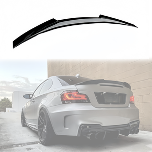 Spoiler Posteriore in Carbonio Nero Lucido di Alta Qualità per <span class=keywords><strong>BMW</strong></span> Serie 1 E81/E82 M4 07-13, Sostituzione Spoiler Posteriore Serie 1 E81/E82 - Product Image 1