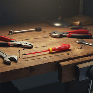 Destornilladores Delgados USAG 1000V para Tornillos de Cabeza Plana, Categoría de Producto Premium - Product Image 3