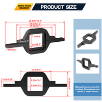 Support de montage universel pour feux LED doubles, support de montage pour feux de recul pour remorque 4x4, SUV, voiture, camion tout-terrain