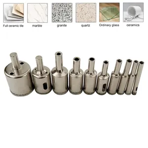10 pièces ouvre-trou en marbre diamant foret polyvalent pour verre/céramique/revêtement de sol - Product Image 1