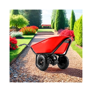 Capacité de charge lourde de brouette électrique en métal de qualité supérieure pour les chantiers de construction et les jardins - Product Image 1