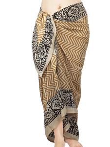 100% coton bohème sarong paréo écharpe enveloppante, vêtements de plage vêtements de fête enveloppes femmes plage sarong sarong plage couverture élégant joyeux - Product Image 4