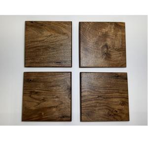Juego de Posavasos de Madera Hechos a Mano, Accesorios Sostenibles para el Hogar y el Bar - Product Image 2