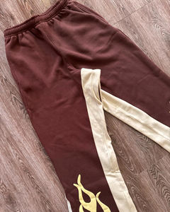 Pantalones de chándal con estampado 3D de Hip Hop informales para hombre, pantalones de chándal transpirables acampanados con logotipo personalizado, estilo Desi ligero - Product Image 3