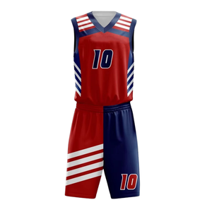 Uniforme de Baloncesto Unisex Ligero de Alta Calidad, Diseño de Logotipo Personalizado Impreso, Transpirable, de Secado Rápido, Antibacteriano, Talla Grande - Product Image 1