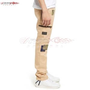 Pantalon cargo léger pour hommes avec tissu respirant et poches zippées pour l'été, pantalon cargo pour hommes - Product Image 4
