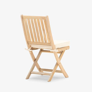 เก้าอี้ไม้สักพับได้พร้อมชุดเฟอร์นิเจอร์กลางแจ้งสวนระเบียงแบบธรรมชาติ-เบนจามิน - Product Image 3