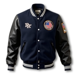 Chaqueta Bomber de Cuero Genuino de Alta Calidad en Poliéster/Algodón para Hombre, Personalizable, Hecha a Mano con Precisión, Cómoda - Product Image 1