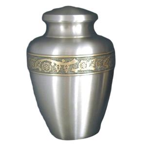 Urnes de crémation pour adultes en laiton de haute qualité avec bande urnes funéraires en métal fini marbre or et vert pour cendres humaines - Product Image 5