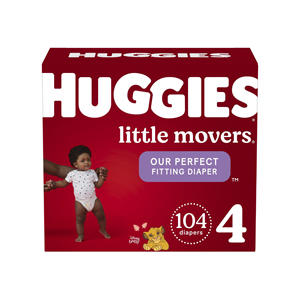 Ensemble de couches pour bébé HUGGIES: Huggies Little Movers Taille 4, 140ct & Natural Care Sensitive Baby Diaper, non parfumé - Product Image 5