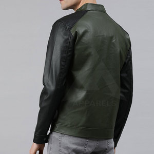 แจ็กเก็ตหนัง PU สำหรับผู้ชายแจ็กเก็ตหนังแท้สำหรับผู้ชายแจ็กเก็ตหนังแท้คุณภาพสูงจาก2025 - Product Image 3