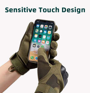 ถุงมือยุทธวิธีไมโครไฟเบอร์ถุงมือทนทานดีไซน์ยอดนิยม - Product Image 3