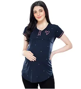 Nieuwe Aankomst Stijlvolle Goedkope Op Maat Gemaakte Vrouwen Zwangerschaps Kleding Borstvoeding Moederschap T-Shirts Groothandel