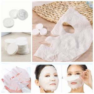 Wholesale 500 Grains Compressed Natural Cotton Mask <b>Cloth</b> Disposable <b>Face</b> Mask Tablets Oil-Absorbing Paper Facial Mask Sheet - Product Image 3