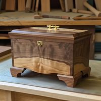 Cadeaux islamiques Mosquée du croissant Sadaquah Box Ramadan Tirelire en bois Eid Mubarak avec comptoir