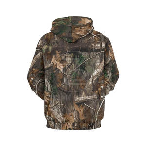 Sudadera con capucha de camuflaje versátil para hombre con bolsillo frontal práctico y capucha Sudadera con capucha informal urbana para hombre con tacto de camuflaje sutil - Product Image 2