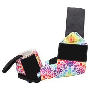 Muñequeras de gimnasio de grado profesional Multicolor elástico Fitness soporte de mano neopreno precio barato muñequeras de levantamiento de pesas - Product Image 1